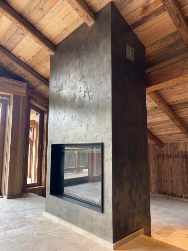 Réalisation cheminée